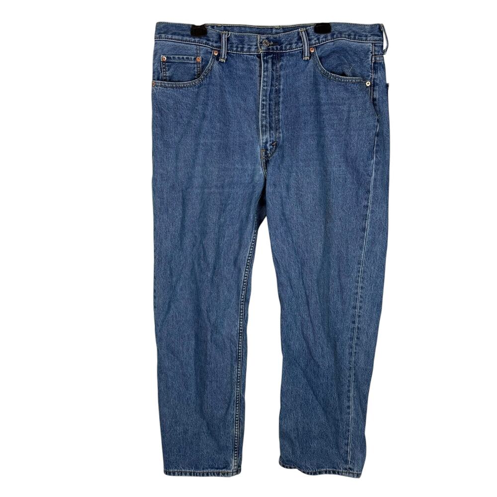 Levi's 550 Jeans Men 40x31 Blue Denim High-Rise Relaxed Fit Straight Leg Zip Fly
